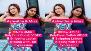 OnlyFans Ashwitha Miaz – Lesbian Stripping Creampie