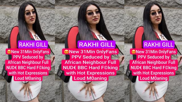 Rakhi GILL Seduced – by African Neighbor Fucking Porn Video