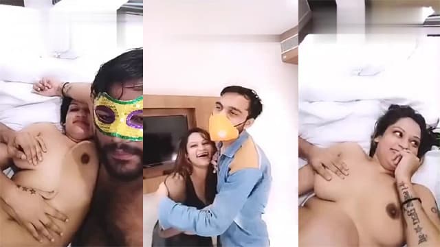 Desi Couple Hotel Room – Threesome Hard Viral
