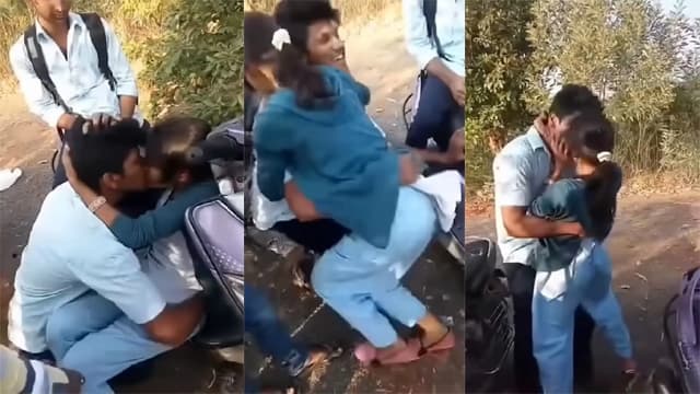 Desi College Valentine – Road Fuck Loud MMS