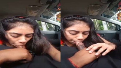 Coimbatore College Girl Hot Sex On Car Blowjob