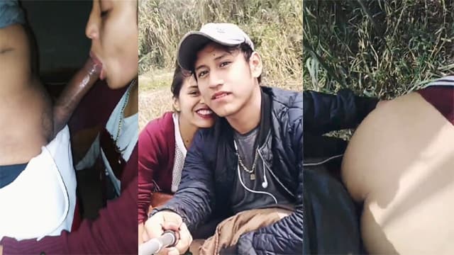 College Couple Leaked Outdoor Fucking Video