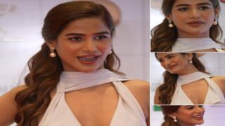 A man is sucking the breasts of Bollywood actress Poonam Pandey