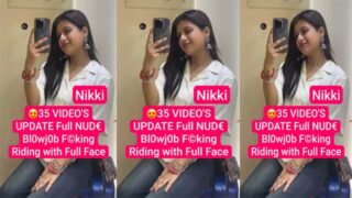 Niharika Nikki Blowjob Riding Hard Full Face MMS