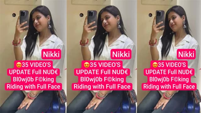 Niharika Nikki Blowjob Riding Hard Full Face MMS