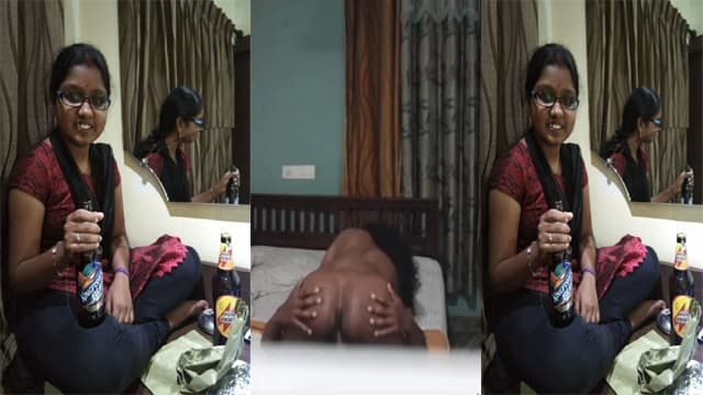 Mallu Drunk Aunty Self Recorded and Fucked by Lover