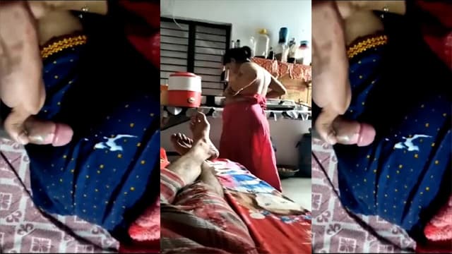 Tharki Tamil Son Cum On Sleeping Mom Ass