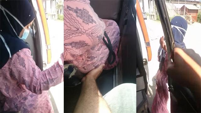Hijabi Milf Enjoying Stranger Touching Her Ass Car Leaked