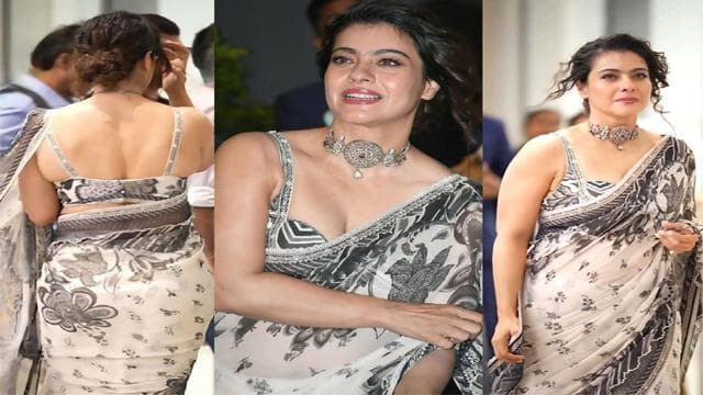Horny Bollywood Kajol Boob Press Viral Online