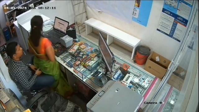 Indian Manager Affair With Two Wives CCTV Recording