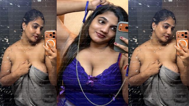 Desi Sara Maal Shy Boobs Show On Camra Leak