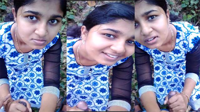 Innocent Tamil Babe Outdoor Rubbing Her Pussy Bj Fucking