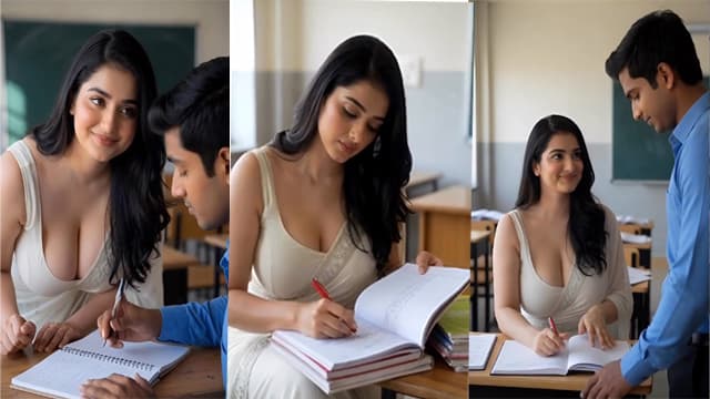 College Big Boobs Tutor Motivates A Student Fuck Video HD