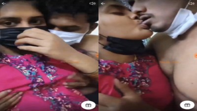 Young Couple Kissing Massaging Mms Viral