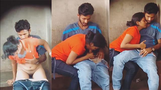 College Girl – Sucking Fucking BF In Outdoor