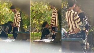 Cute Lovers Outdoor Blowjob Hidden Capture Viral