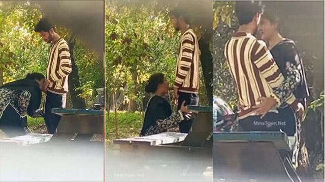 Cute Lovers Outdoor Blowjob Hidden Capture Viral