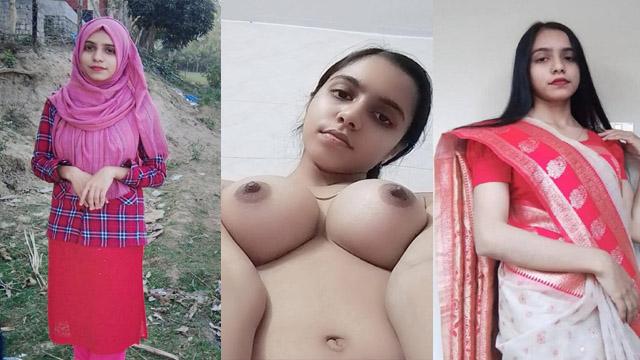 Bangla Hijabi Girl Perky Boobs Nude MMS Scandal