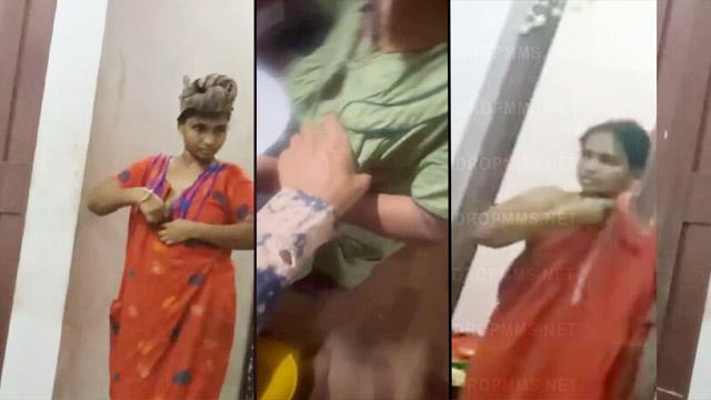 Hot Nasty Mallu Aunty Boobs Pressed Spy Cam Leak